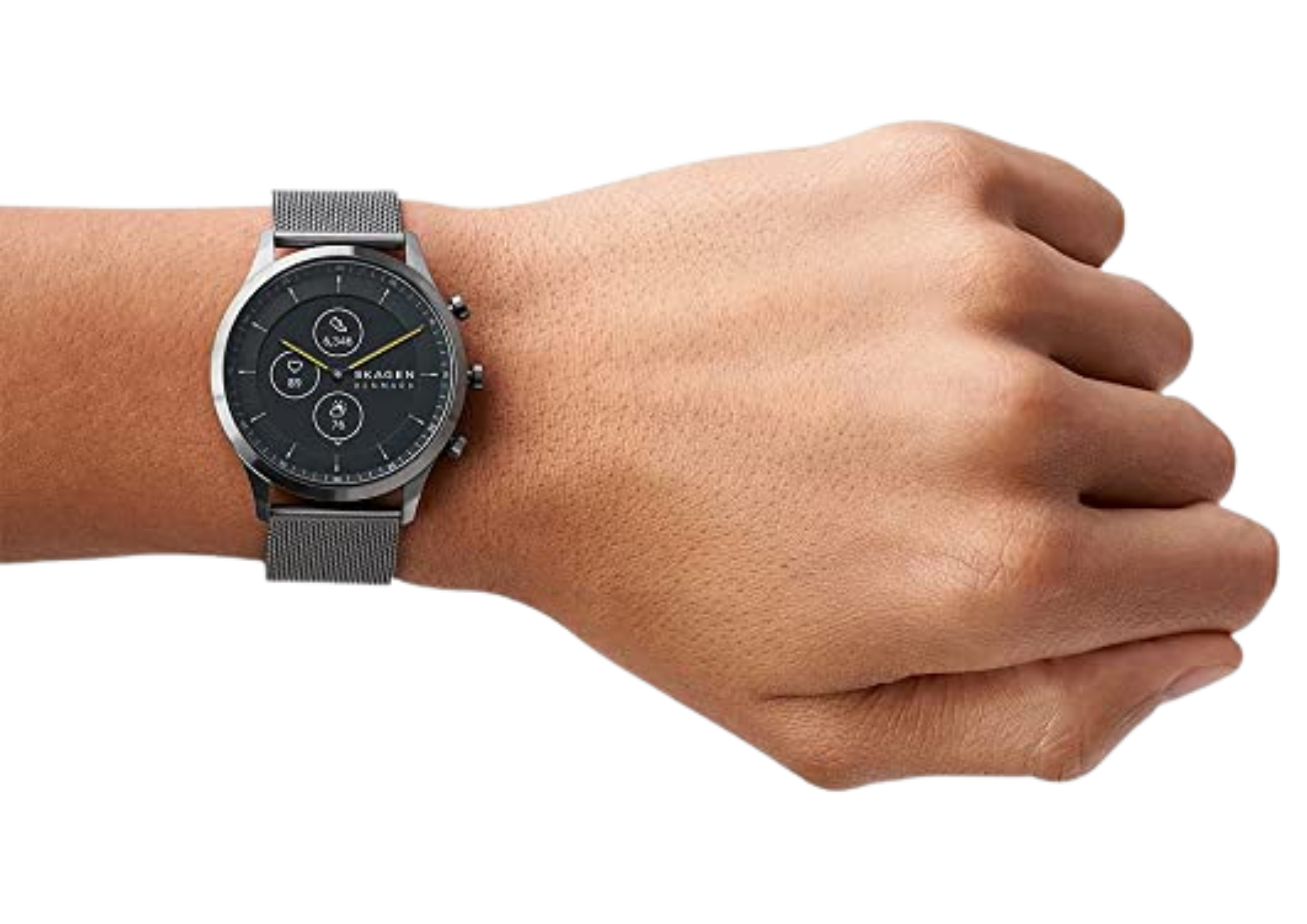 montre hybride connectee skagen